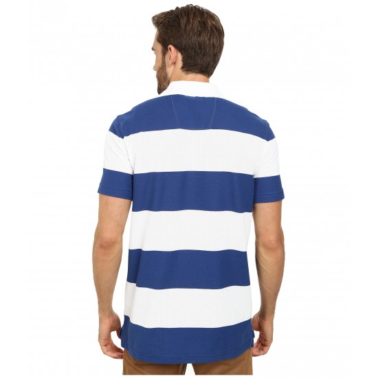 Nautica Short Sleeve Bold Stripe Polo