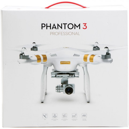 DJI Phantom 3 Professional Quadcopter with 4K Camera and 3-Axis Gimbal